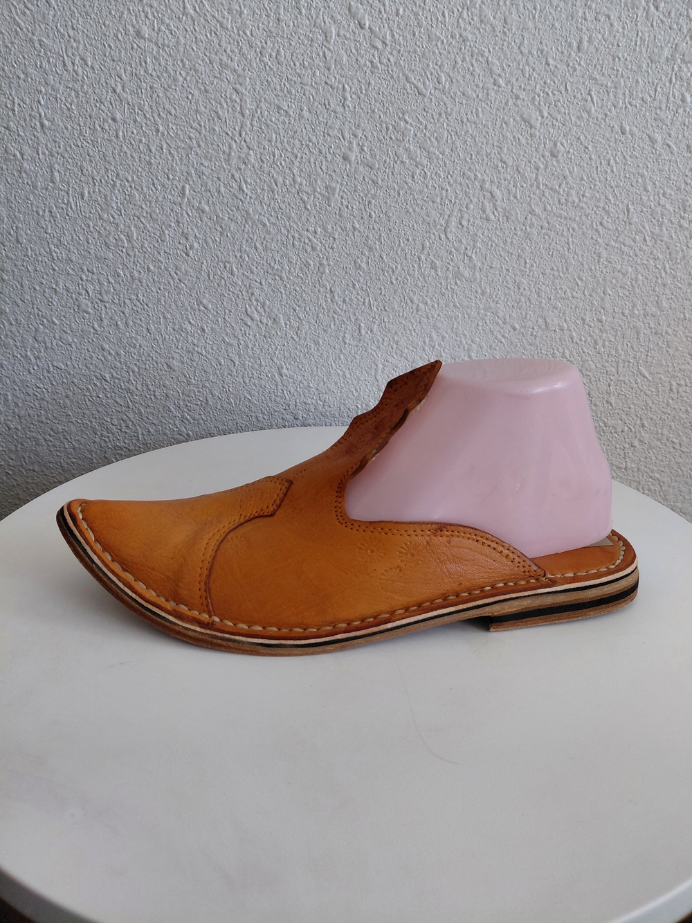 London Moroccan Leather Babouche Slippers